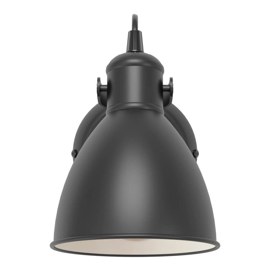 Eglo 55261 - Fali lámpa PRIDDY 1xE27/40W/230V fekete