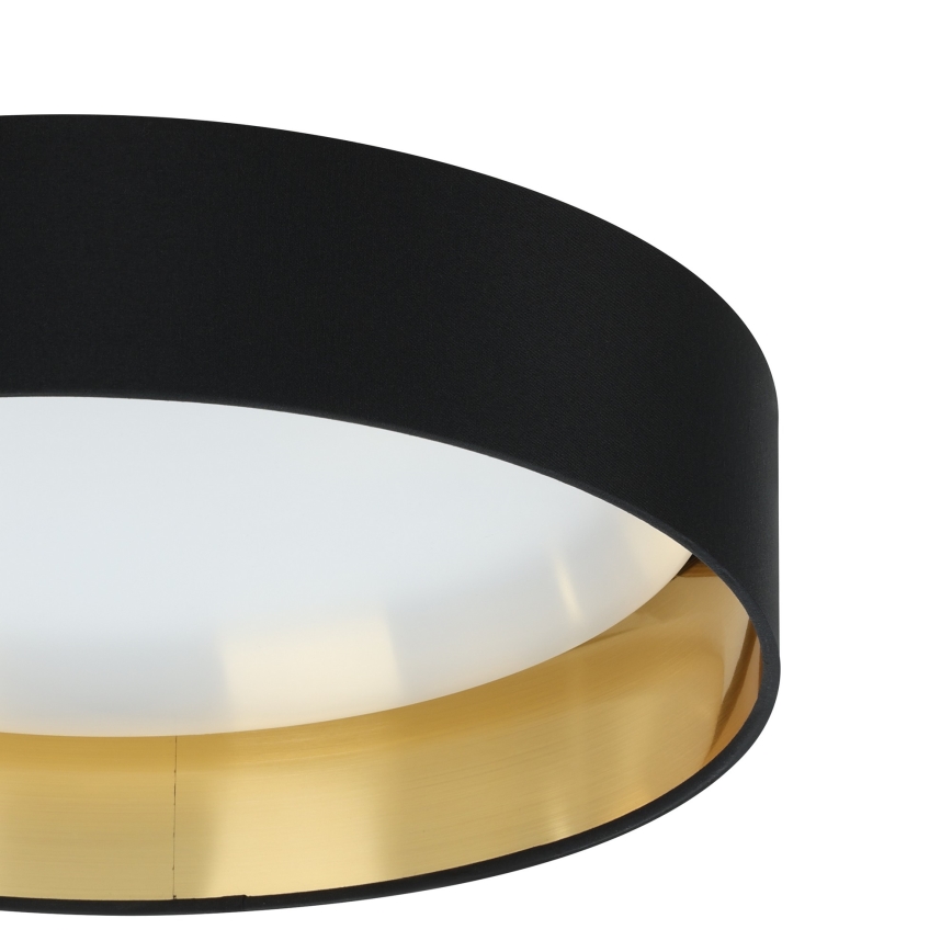 Eglo 55267 - LED mennyezeti lámpa MASERLO LED/16W/230V 3000K átm. 40,5 cm fekete/rézszínű