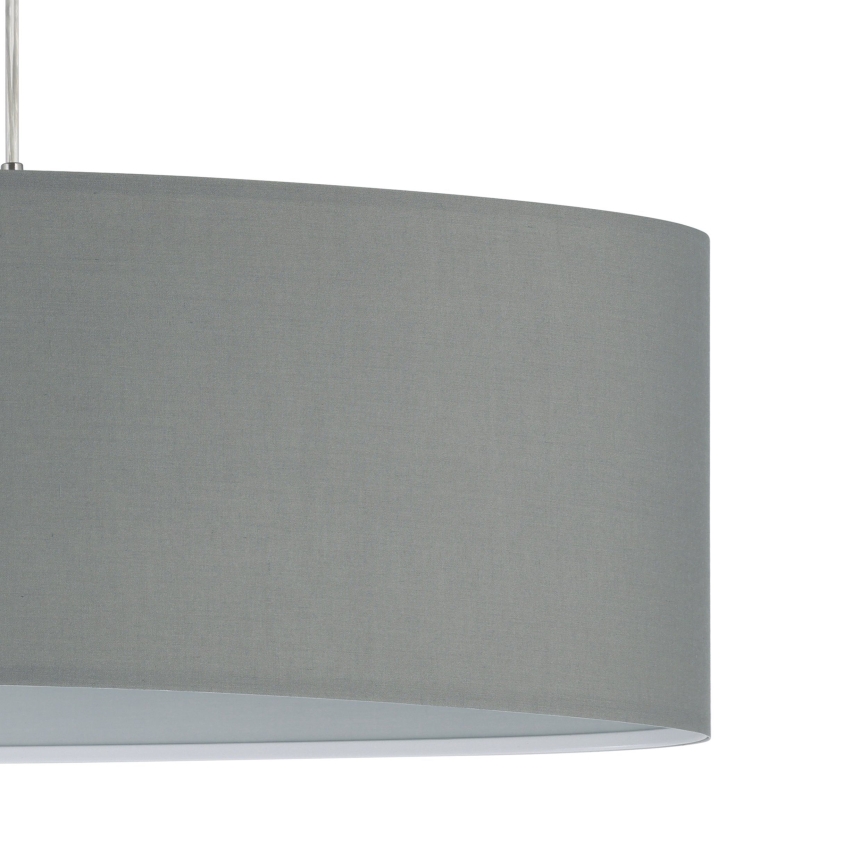 Eglo 55276 - Kábelre függesztett csillár PASTERI 2xE27/60W/230V szürke