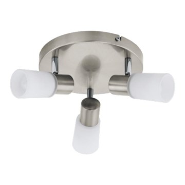 Eglo 55428 - LED spotlámpa 3xE14/4W/230V átm. 21 cm matt króm
