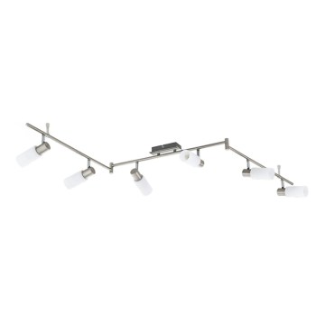 Eglo 55448 - LED spotlámpa 6xE14/4W/230V matt króm