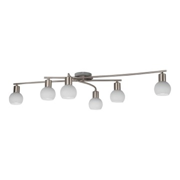 Eglo 55449 - LED spotlámpa 6xE14/4W/230V matt króm