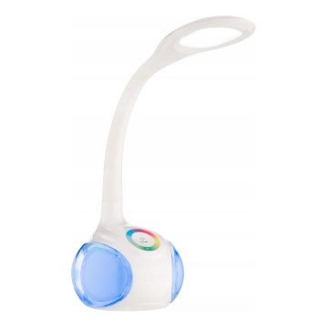 Eglo 55687 - LED RGBW fényerőszabályozható asztali lámpa LED/4,16W/230V fehér