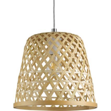 Eglo 55696 - KIRKCOLM függeszték kábellel 1xE27/60W/230V bézs