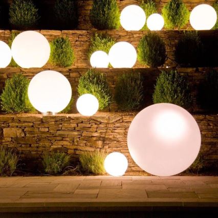 Eglo 55786 - LED RGBW kültéri lámpa MONTEROLO-C 1xE27/9W/230V 2700-6500K IP65 átmérő 30 cm + távirányító