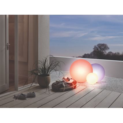 Eglo 55788 - LED RGBW Kültéri lámpa MONTEROLO-C 1xE27/9W/230V 2700-6500K IP65 átm. 50 cm + távirányítás