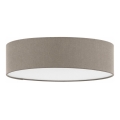 Eglo 55873 - LED mennyezeti lámpa 1xE27/11W/230V Ø 38 cm taupe