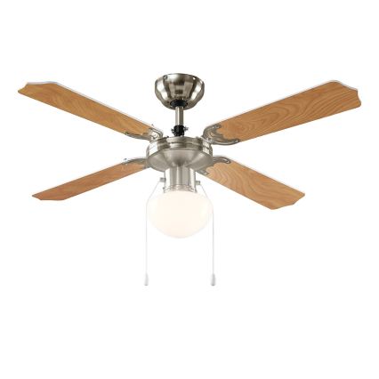 Eglo 56035 - LED mennyezeti ventilátor 1xE27/4,9W/230V 3000K átm. 106,6 cm