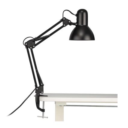 Eglo 56043 - LED asztali lámpa csíptetővel 1xE14/4,9W/230V fekete