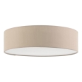 Eglo 56137 - LED mennyezeti lámpatest 2xE27/11W/230V átm. 38 cm taupe