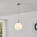 Eglo 63269 - PIEDALE kábeles függőlámpa, 1xE27/60W/230V, Ø 35 cm, matt króm