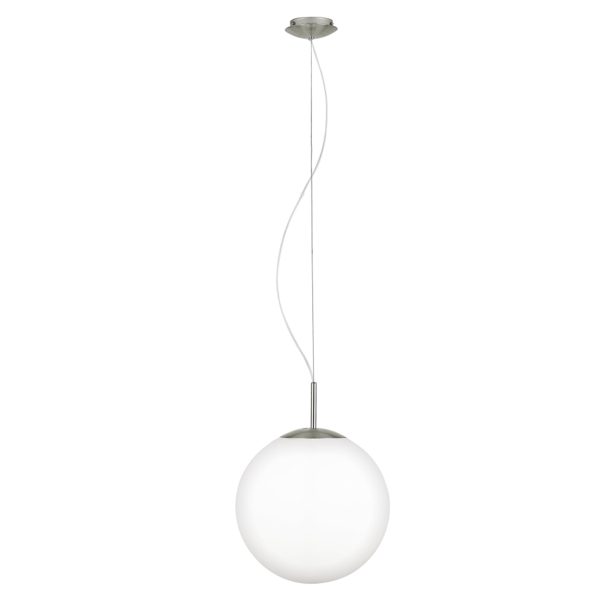 Eglo 63269 - PIEDALE kábeles függőlámpa, 1xE27/60W/230V, Ø 35 cm, matt króm