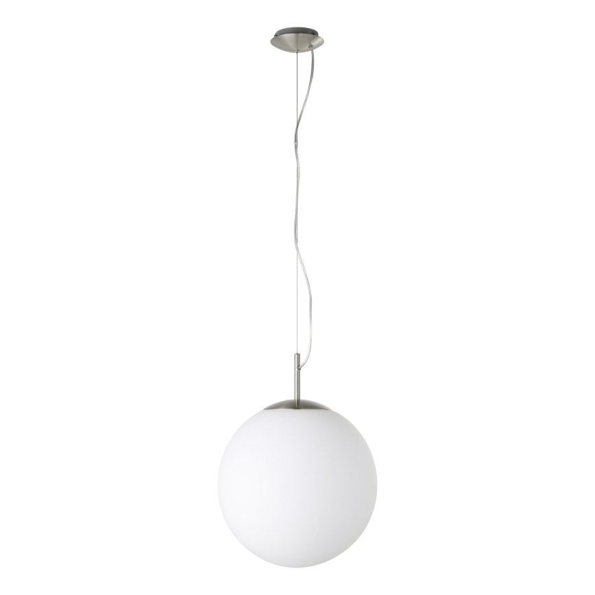 Eglo 63269 - PIEDALE kábeles függőlámpa, 1xE27/60W/230V, Ø 35 cm, matt króm