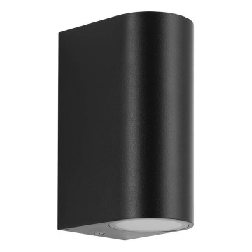 Eglo 74068 - Kültéri fali lámpa SCOGLIERA-E 2xGU10/5W/230V IP44 fekete