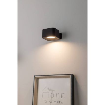 Eglo - LED fényerőszabályozható, újratölthető érintésvezérelt fali lámpa LED/5W/5V 2700/4000/6500K 2000 mAh fekete