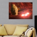 Eglo 75039 - LED Világító dekorációs kép BUDDHA 3xLED/0,02W/2xAA 30x45 cm