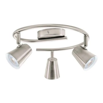 Eglo 75219 - LED spotlámpa TRAVALE 3xGU10/3W/230V matt króm