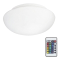 Eglo 75351 - LED RGB dimmelhető mennyezeti lámpa ELLA-C 1xE27/7,5W/230V + távirányító