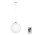 Eglo 75361 - LED RGBW Csillár zsinóron RONDO-C 1xE27/7,5W/230V
