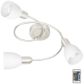 Eglo 75388 - LED RGBW Dimmelhető felületre szerelhető csillár GRIMSEY-C 3xE14/4W/230V + távirányítás