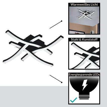 Eglo - LED Felületre szerelhető csillár LED/16W/230V