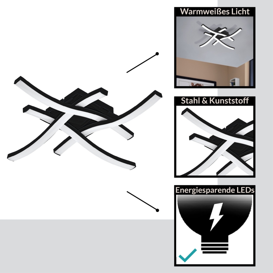 Eglo - LED Felületre szerelhető csillár LED/16W/230V