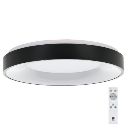 Eglo 75661 - LED Dimmelhető mennyezeti lámpa JUTIO 4xLED/8,1W/230V fekete + távirányítás