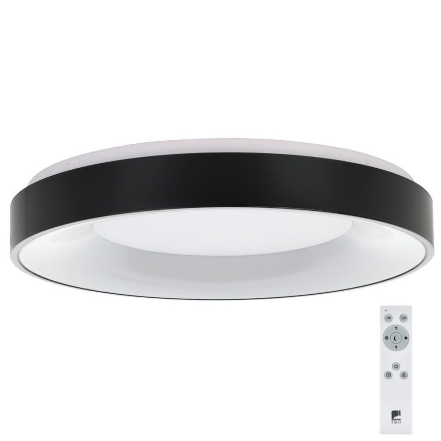 Eglo 75661 - LED Dimmelhető mennyezeti lámpa JUTIO 4xLED/8,1W/230V fekete + távirányítás