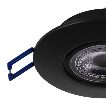 Eglo 75765 - KÉSZLET 3x LED Beépíthető lámpa ZUJAR LED/3,4W/230V fekete