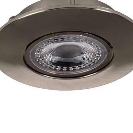 Eglo 75765 - KÉSZLET 3x LED Beépíthető lámpa ZUJAR LED/3,4W/230V matt króm
