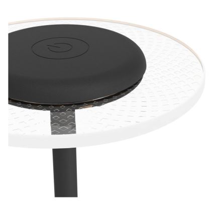 Eglo - LED RGBW dimmelhető, újratölthető érintésvezérelt asztali lámpa LED/5V 2000 mAh fekete