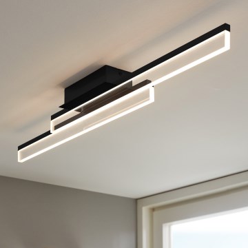 Eglo 780433 - LED fürdőszobai mennyezeti lámpa YANGUAS 2xLED/11W/230V 3000K IP44 fekete