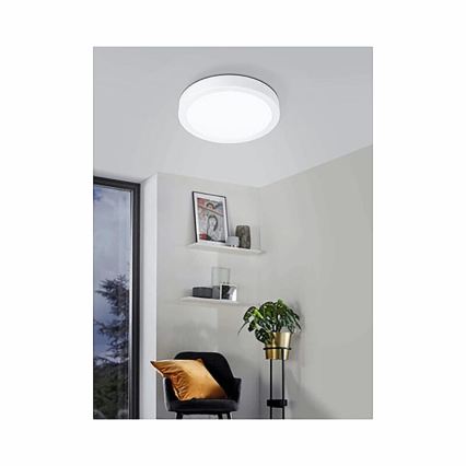 Eglo 78668 - LED mennyezeti lámpatest FUEVA LED/17W/230V Ø 21 cm fehér