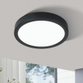 Eglo 78676 - LED mennyezeti lámpa FUEVA LED/17W/230V átm. 21 cm fekete