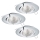 Eglo 78708 - KÉSZLET 3x LED Beépíthető lámpa TEDO 1xGU10/5W/230V