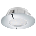 Eglo 78742 - LED Beépíthető lámpa PINEDA 1xLED/12W/230V fényes króm