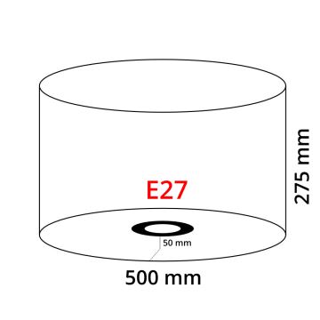 Eglo 78793 - Lámpaernyő VINTAGE E27 átm.50 cm fehér