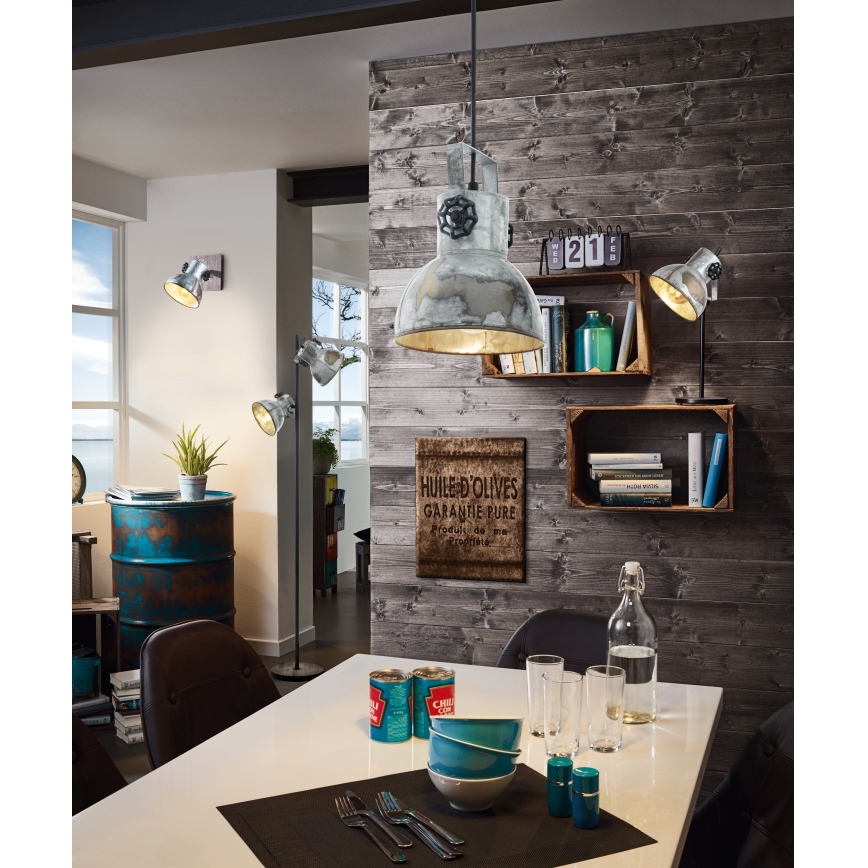 Eglo 79369 - BARNSTAPLE állólámpa 2xE27/40W/230V