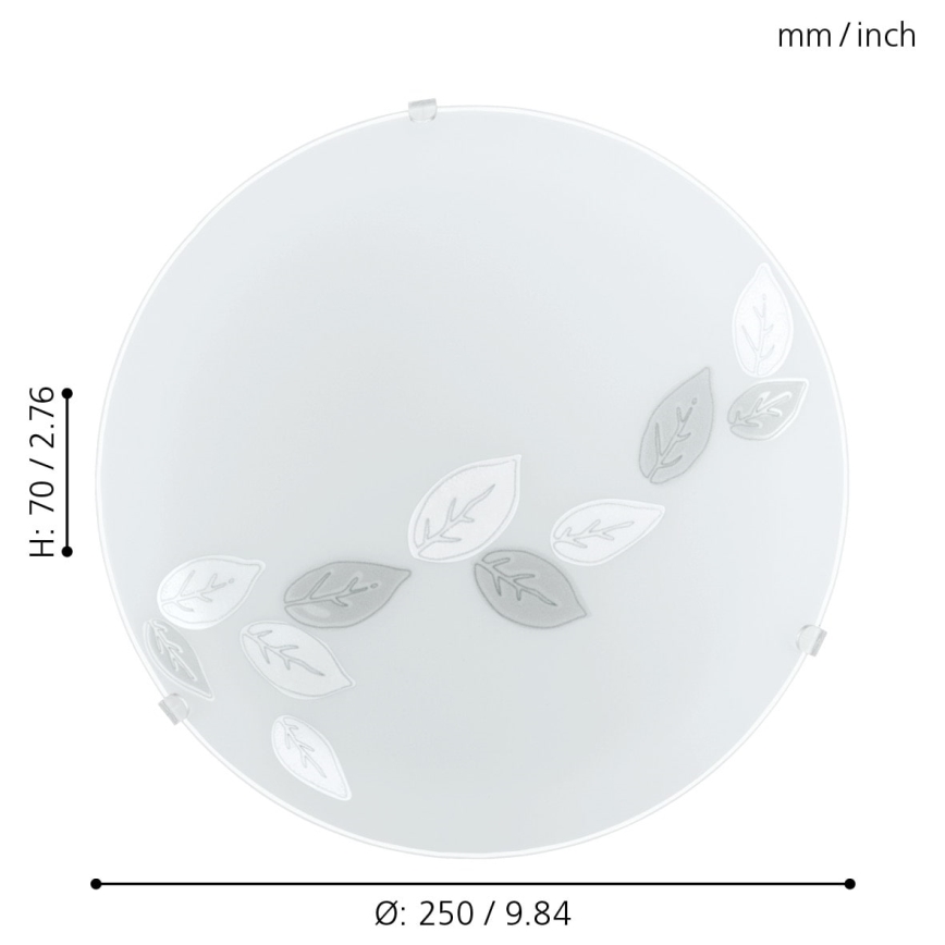 Eglo - Mennyezeti lámpa 1xE27/25W/230V