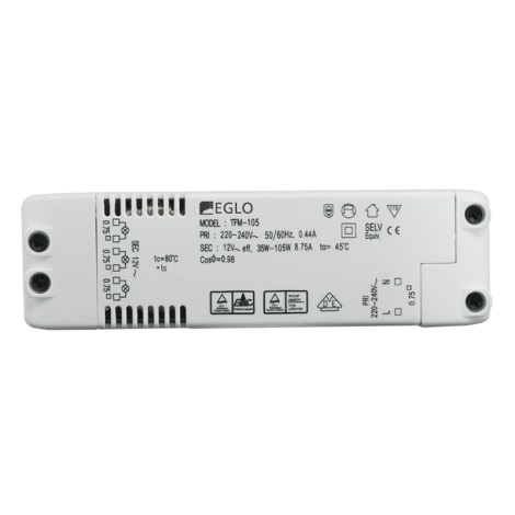 Eglo 80885 - elektromos transzformátor EINBAUSPOT 70W/230V/12V AC
