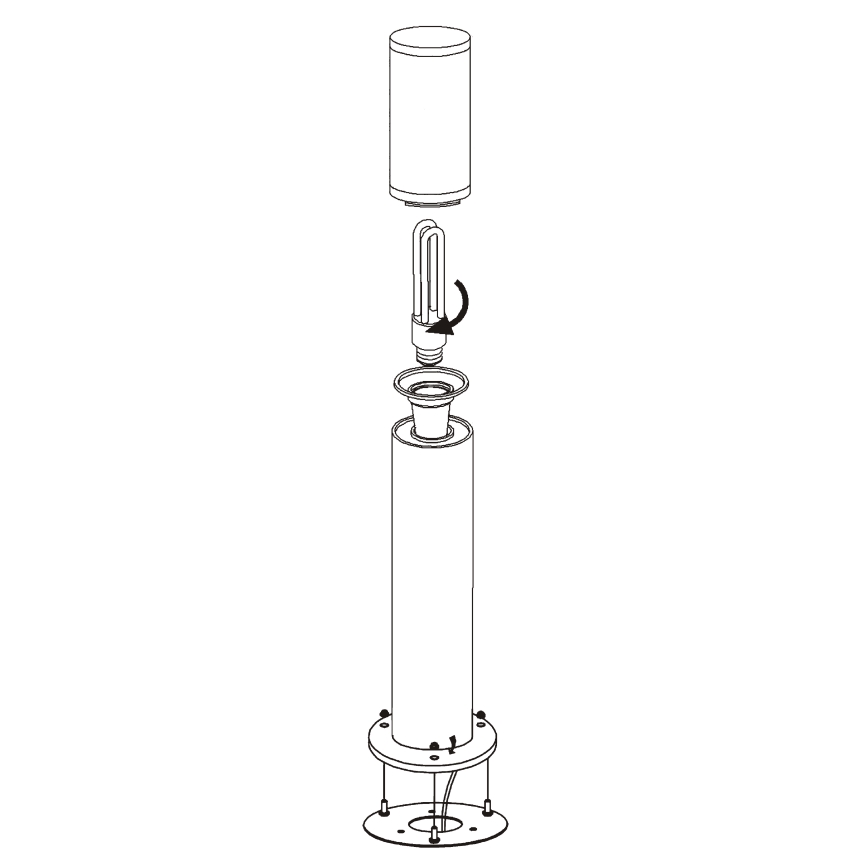 EGLO - Kültéri lámpa 1xE27/15W/230V IP65