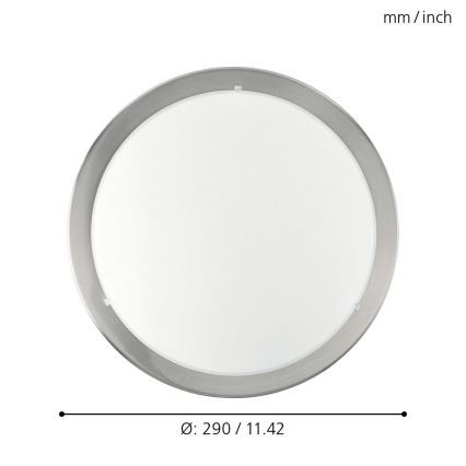 Eglo - Mennyezeti lámpa 1xE27/60W