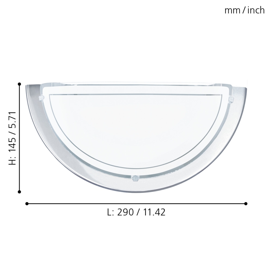 Eglo - fali lámpa 1xE27/60W