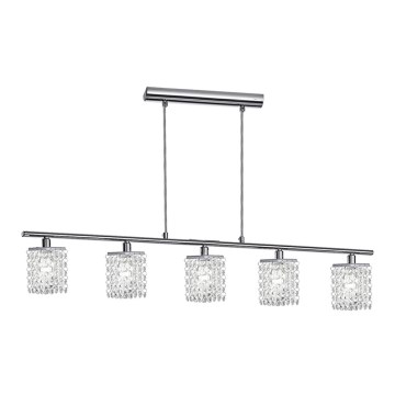 Eglo 85331 - Kristálycsillár PYTON 5xG9/33W/230V