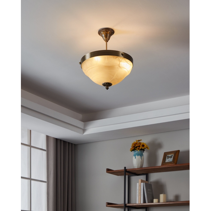 Eglo - csillár 3xE14/60W bronz