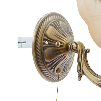 Eglo - fali lámpa 1xE14/40W bronz