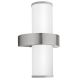 Eglo - kültéri fali lámpa 2xE27/60W ezüst/fehér