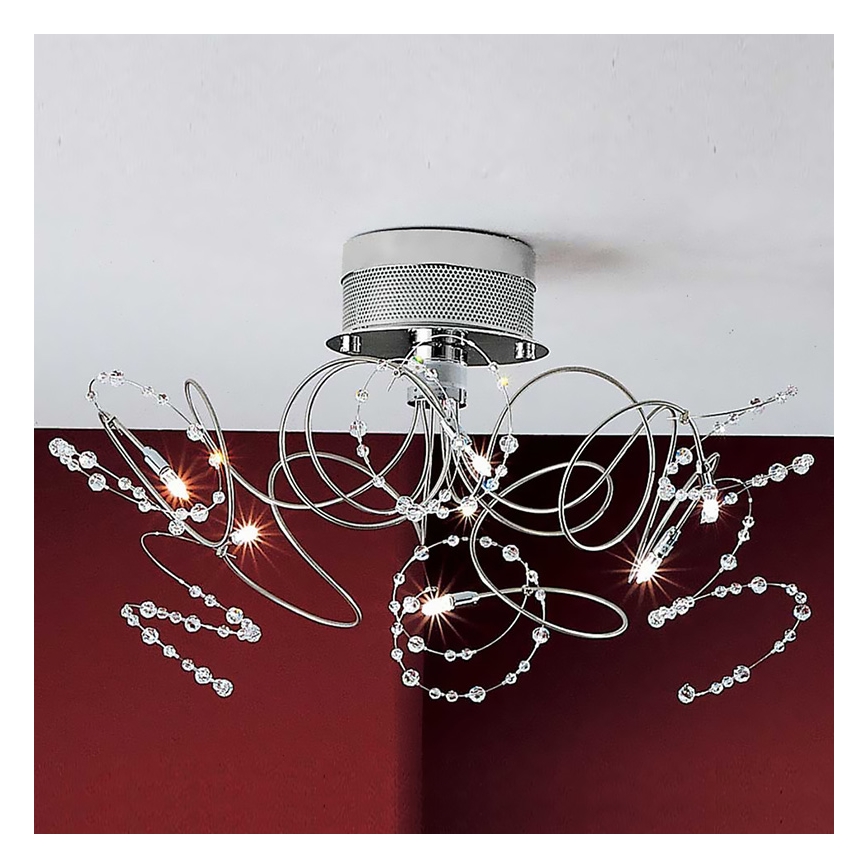 Eglo 86903 - Mennyezeti lámpa FIGARO 6xG4/20W/230V