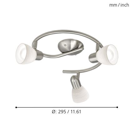 Eglo - Spotlámpa 3xE14/40W