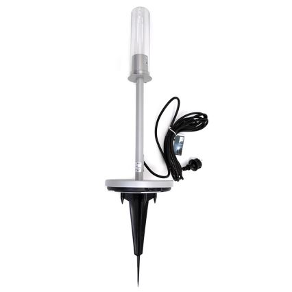 EGLO 88742 - CUBA kültéri lámpa 1xE27/22W ezüst